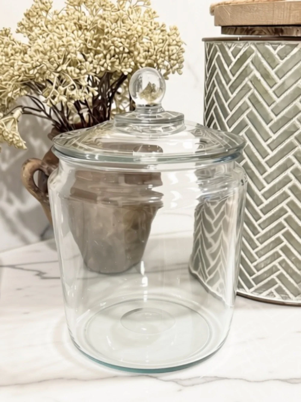 Large Glass Jar with Lid